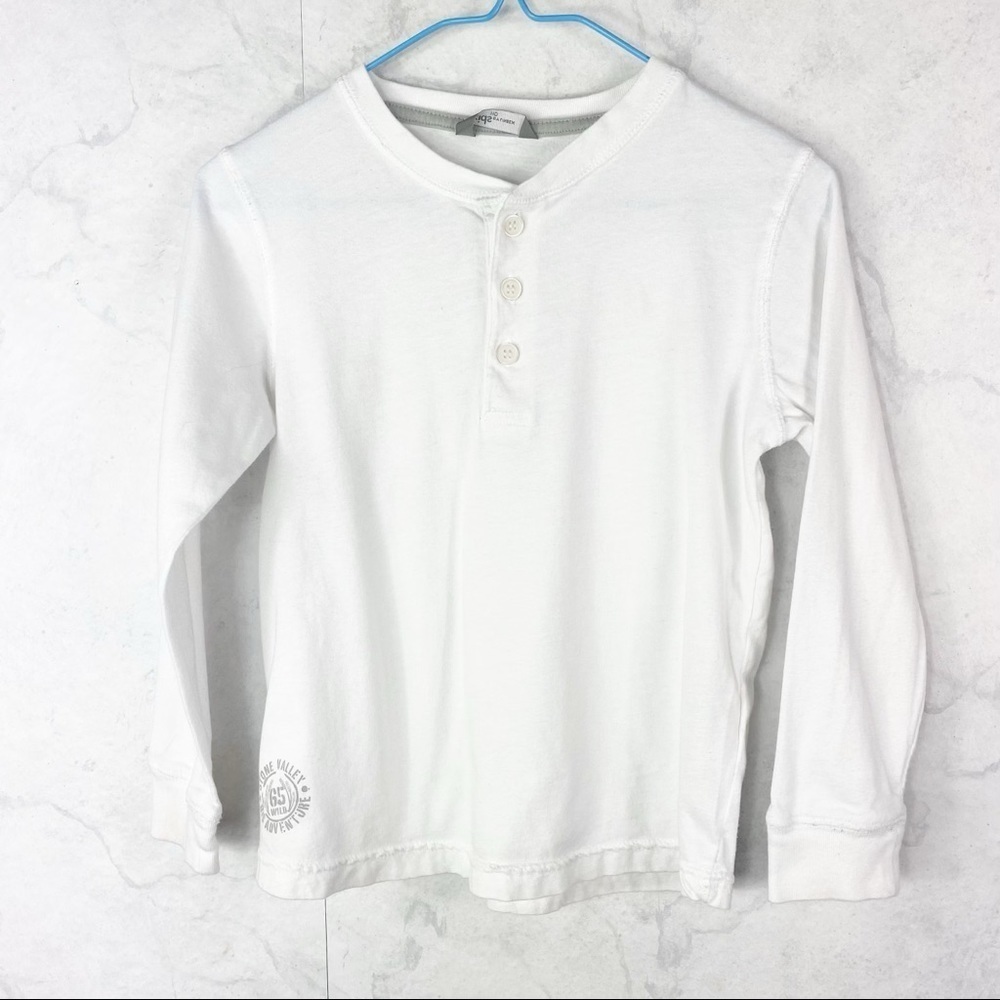 [Lindex] White Button Down Tee
